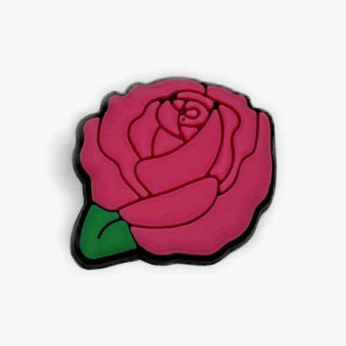 Flower Rose Shoe Charm