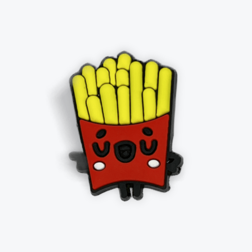 French Fries Shoe Charm