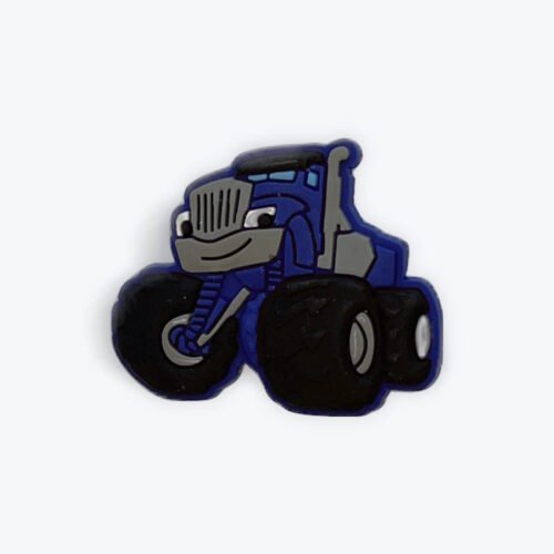 Blue Monster Truck Shoe Charm