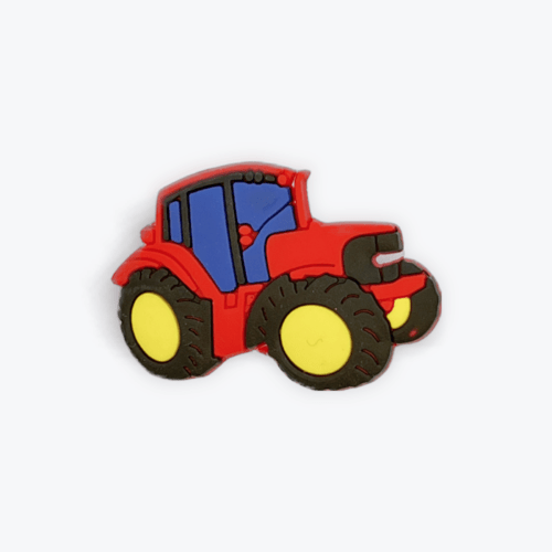 Red Tractor Shoe Charm