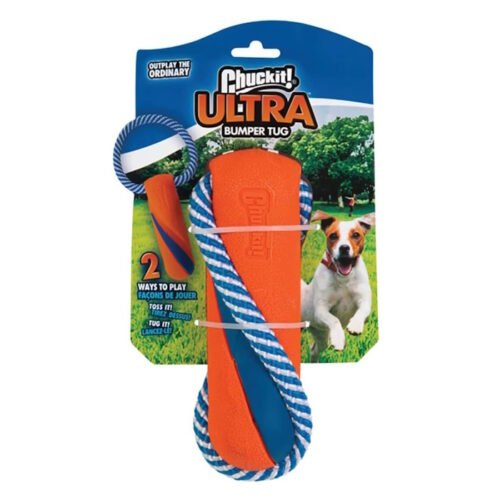 Chuckit Ultra Bumper Tug Dog Toy PackagingFront