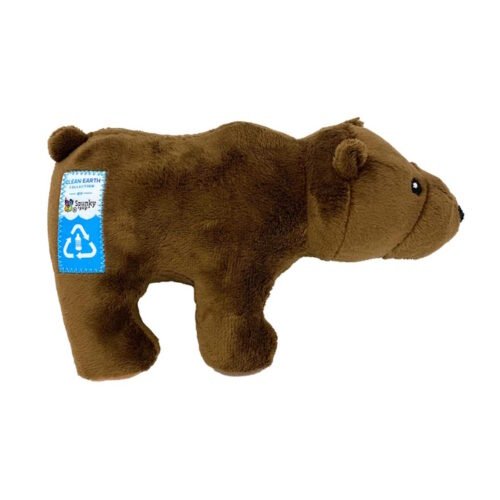 Spunky Pup Clean Earth Dog Toy Bear