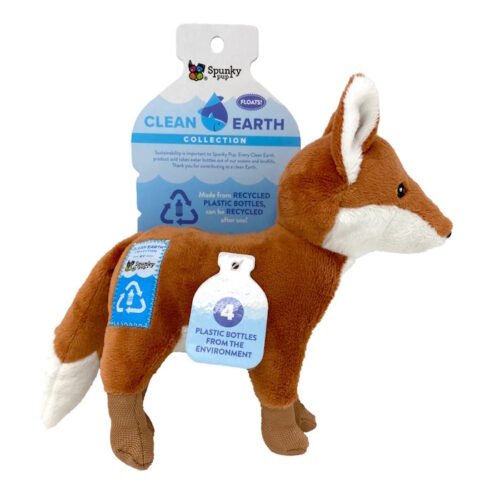 Spunky Pup Clean Earth Dog Toy Small_Fox