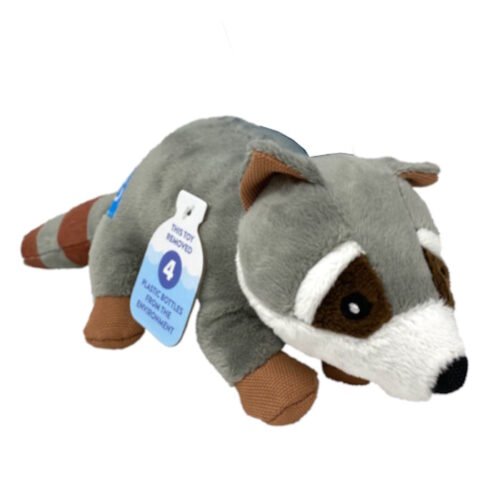 Spunky Pup Clean Earth Dog Toy_Racoon_Small