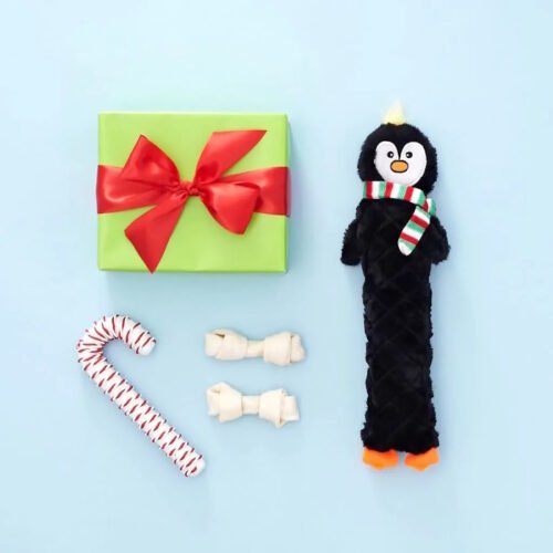 ZippyPaws Jigglerz Christmas Penguin